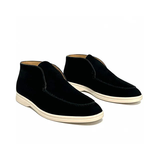 Loafers Men's Shoe Stitching Women None Adult Cow Suede Rubber Leather Casual Shoes Sneaker Best