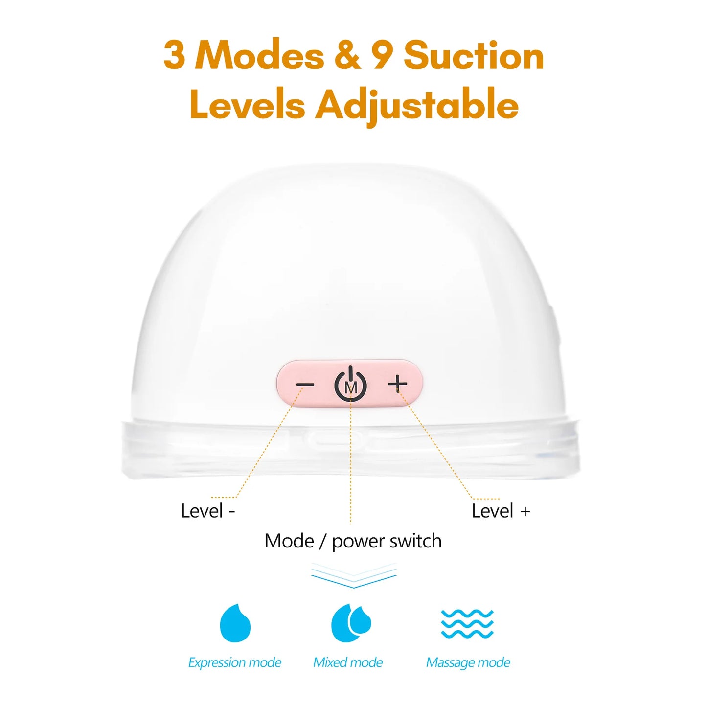 Wearable Breast Pump Hands Free Electric Portable Wearable Breast Pumps BPA-free Breastfeeding Milk Collector