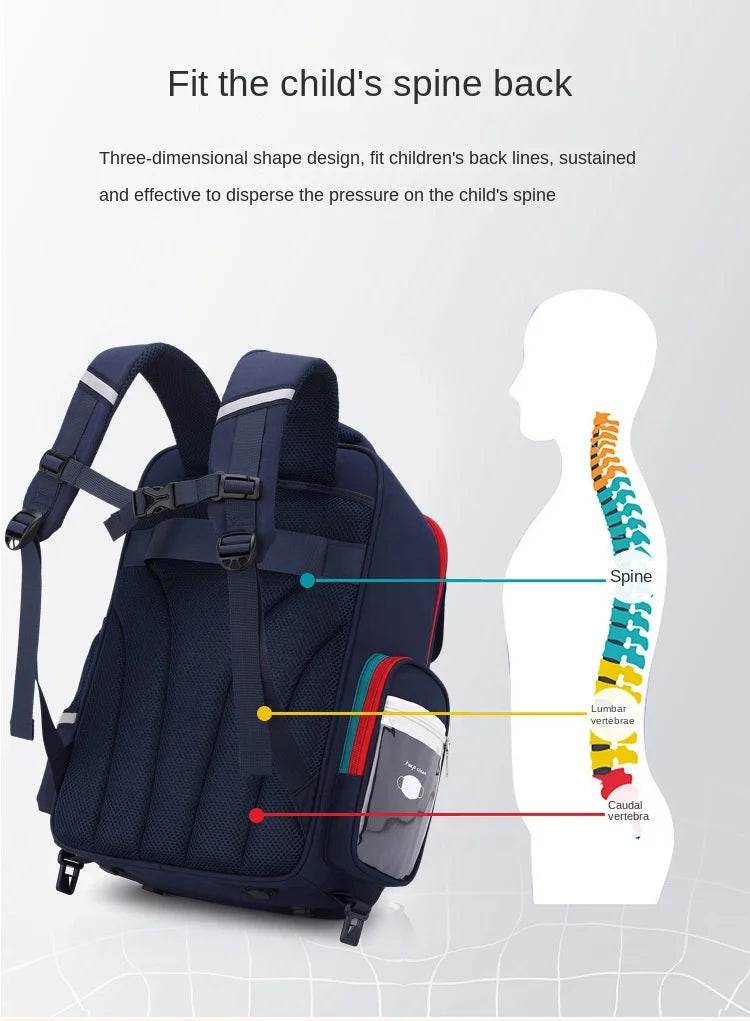 Rolling Backpacks for Primary School Children Trolley School Student Backpack Wheeled Bag Back To School Backpacks with Wheels - AIAZ