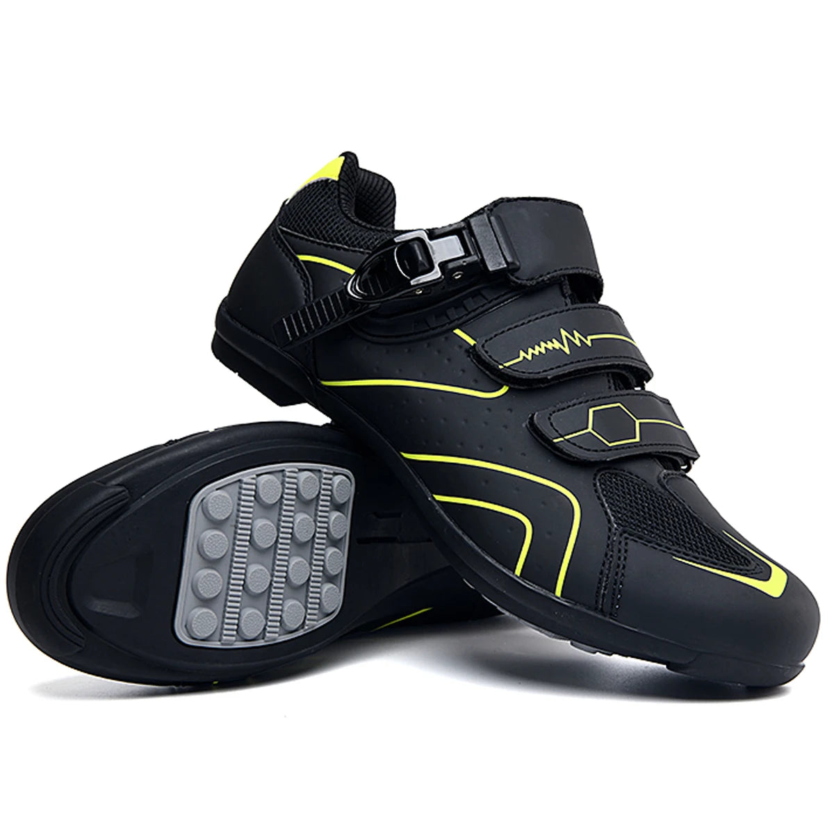 New men's cycling sneakers with cleats Speed cycling Shoes for women, rubber soled cycling shoes