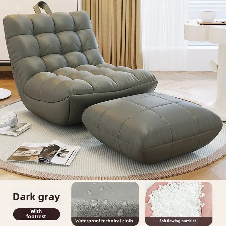 Solo Sofa Lazy Couch Tatami Living Room Bedroom Lovely Leisure Single Chair  Balcony Rocking Chair  Sofa Bed Reading Chair