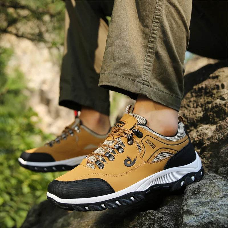 Men Shoes Leather Casual Shoes For Men Sneakers Spring Autumn Winter Shoes For Male Tennis Lightweight Walking Shoes - AIAZ