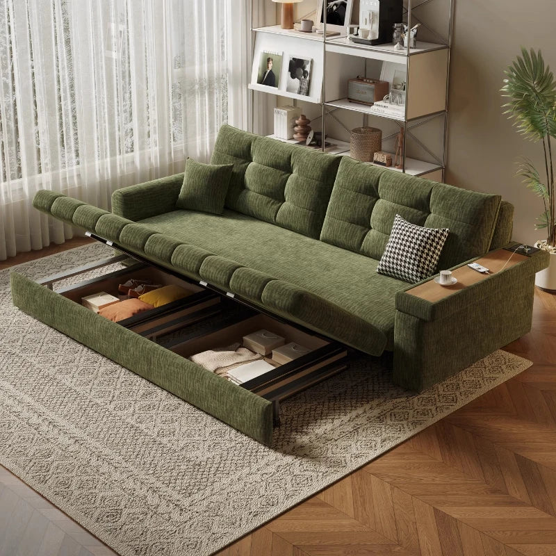 Design Folding Sofas Expand Contract Soft Living Room Double Sofas Receive Simple Juego De Muebles Para Sala Home Furniture