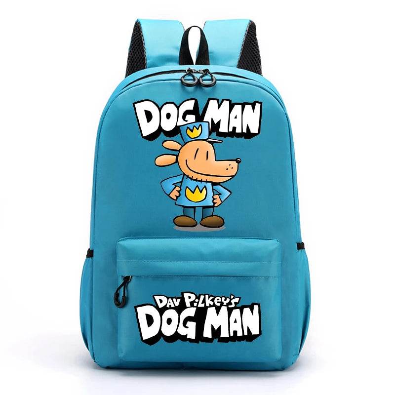 New Dog Man Kids Backpacks Boys Large-capacity School Backpack Cute Cartoon School Bags Children School Supplies Birthday Gifts - AIAZ