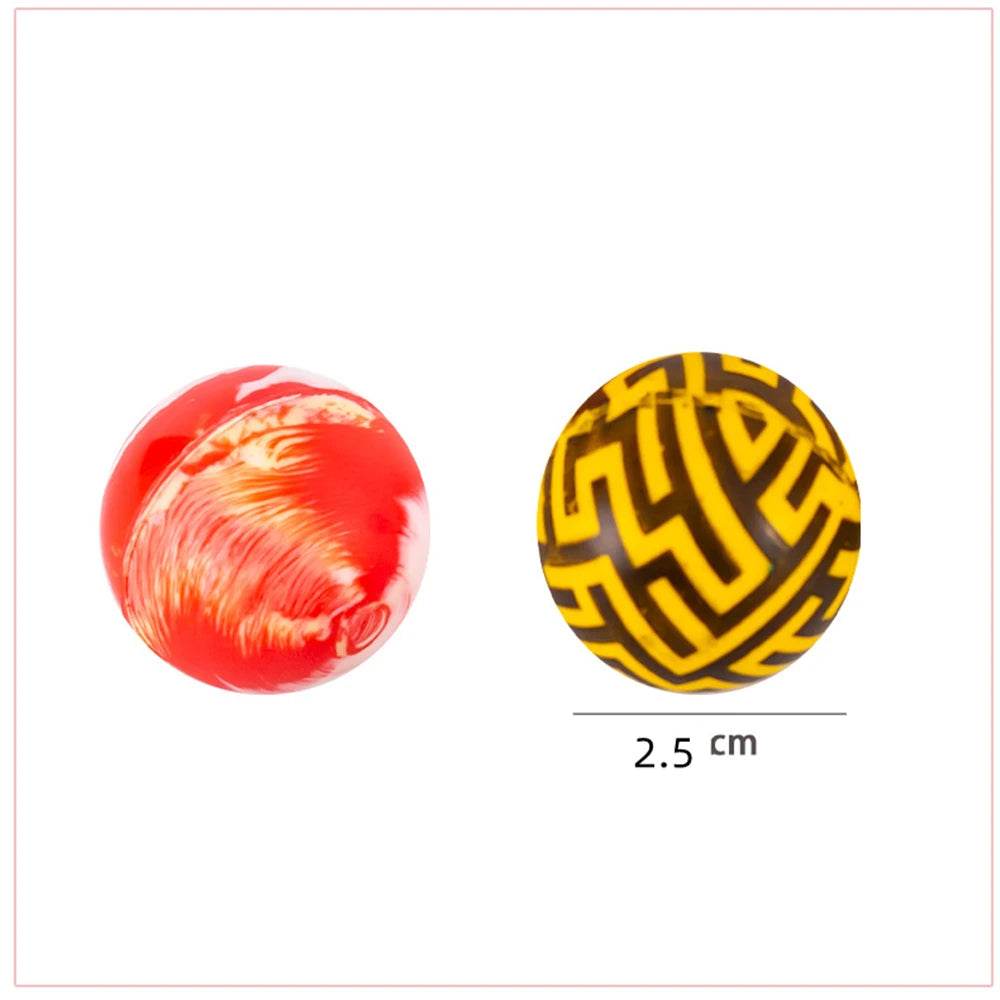 10/20/30/40/50Pcs Bouncy Ball Toys Kid Birthday Party Favors Gifts for Guests Rubber Bouncing Ball Pinata Goody Bag Fill Prizes - AIAZ