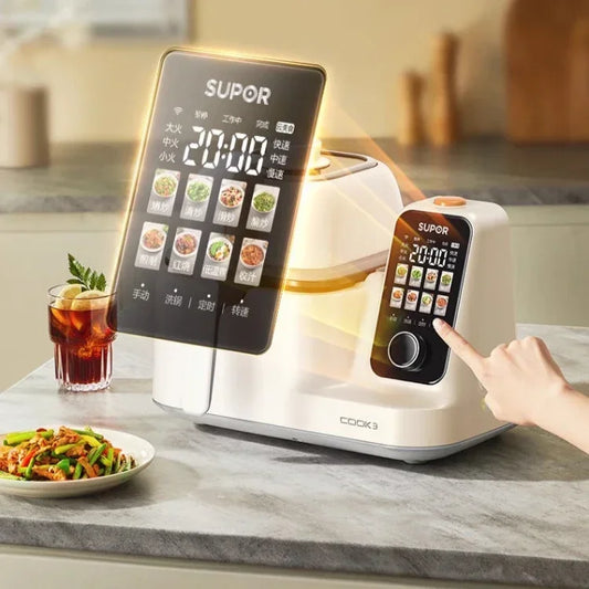 Cooking robot multifunctional large capacity intelligent household fully automatic cooking pot robot gourmet multifunctional