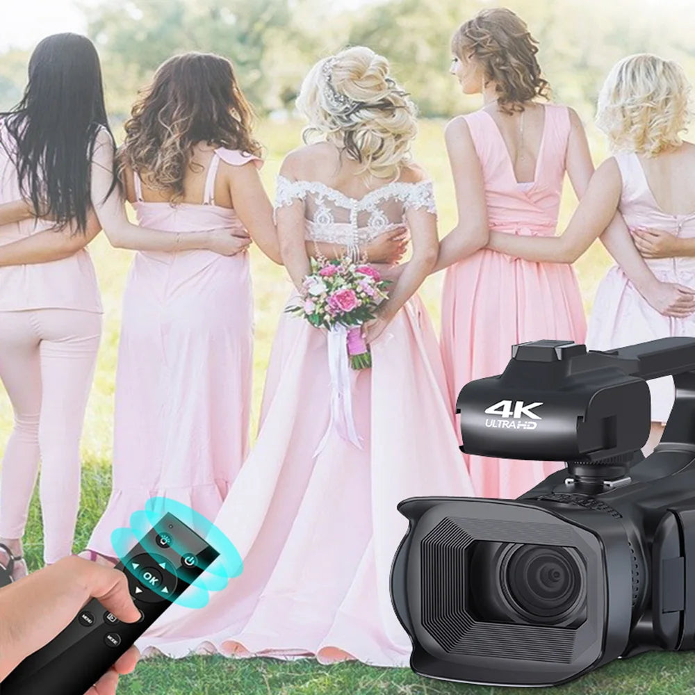 4k 60fps 64MP Youtube Video Live Stream 4.0 Rotate Touch Screen Digital Phone Webcam CMOS Camera