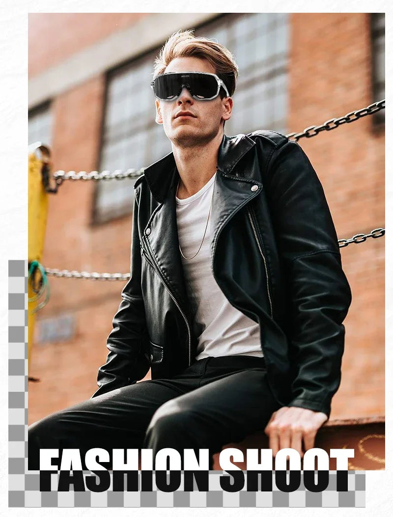 SCVCN Men Bike Photochromic Glasses Cycling Sunglasses for Women Sports Running MTB Biking Eyewear Road Mountain Bicycle Goggle