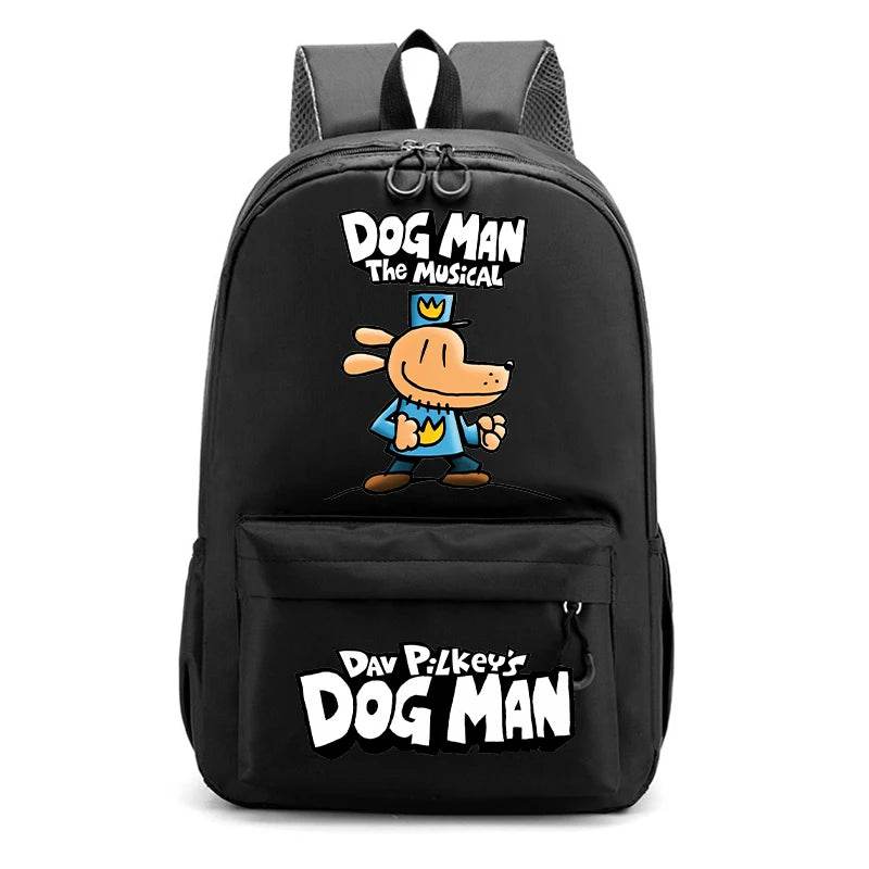 New Dog Man Kids Backpacks Boys Large-capacity School Backpack Cute Cartoon School Bags Children School Supplies Birthday Gifts - AIAZ