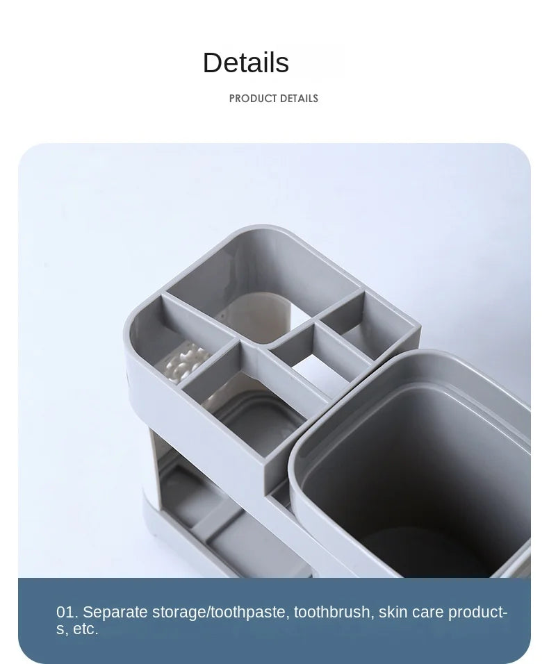 Washing Cup Toothbrush Holder Set Creative Family Couple Mouthwash Cup Home Dental Set with Two Cups Bathroom