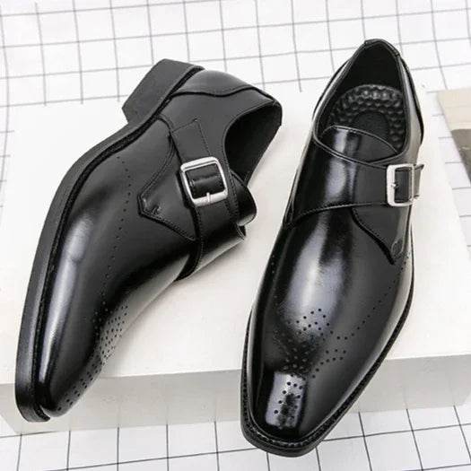 Designer Men's Shoes Classic Business Office Dress Shoe High Quality Casual Leather Shoes for Men Luxury Wedding Shoes Loafers - AIAZ