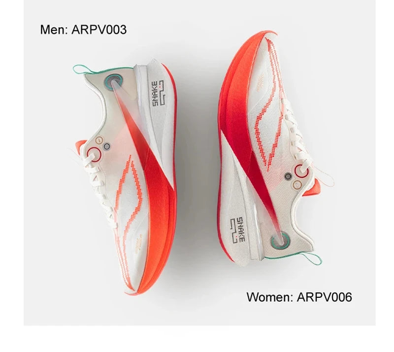 Li-Ning Women RED HARE 8 PRO Racing Running Shoes BOOM FIBER Cushion GCR LOC Sport Shoes Wearable Breathable Sneaker ARPV006