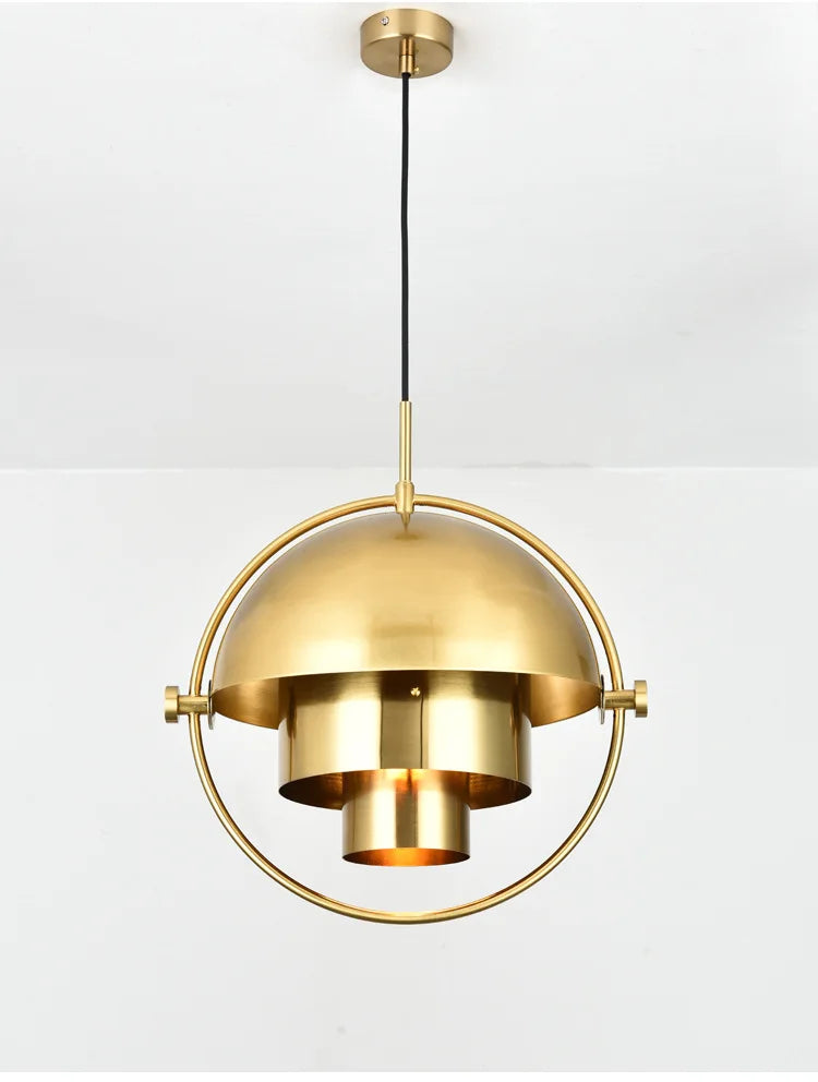Danish Designer Iron Blue Pendant Lamp for LOFT Bedroom Kitchen Dining Room Hanging Light House Decor LED Lighting