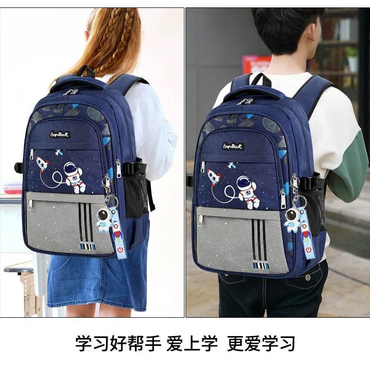 Kids Backpack Children School Bags for Boys Orthopedic School Backpack Waterproof Primary Schoolbag Book Bag Mochila Infantil - AIAZ