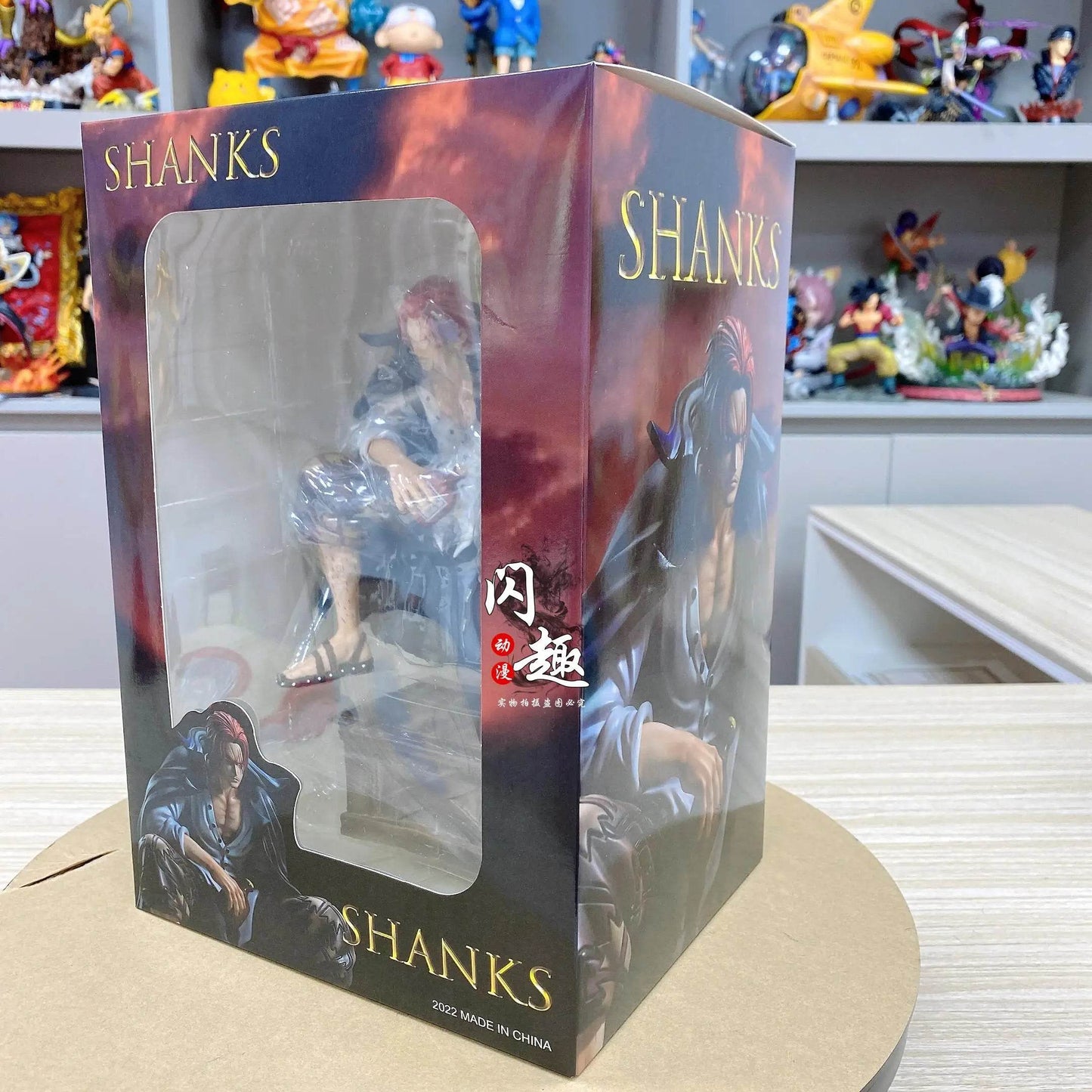 17cm One Piece Shanks Anime Figures Film Red Yonko Red Hair Shanks Action Figure PVC Statue Figurine Model Decoration Doll Toys - AIAZ