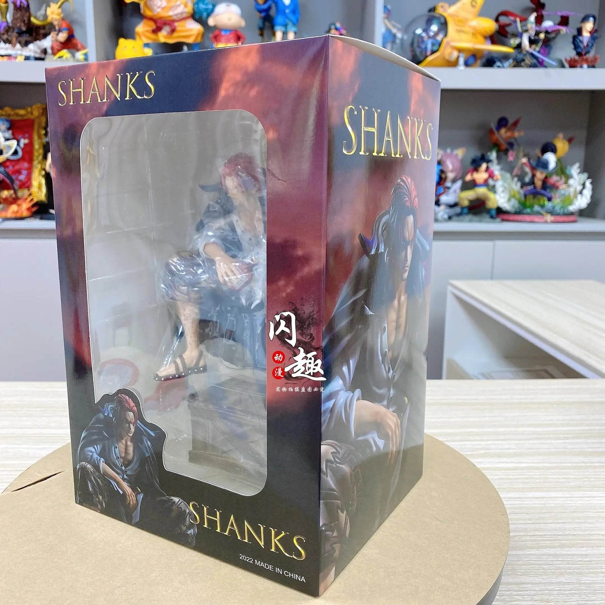 17cm One Piece Shanks Anime Figures Film Red Yonko Red Hair Shanks Action Figure PVC Statue Figurine Model Decoration Doll Toys - AIAZ
