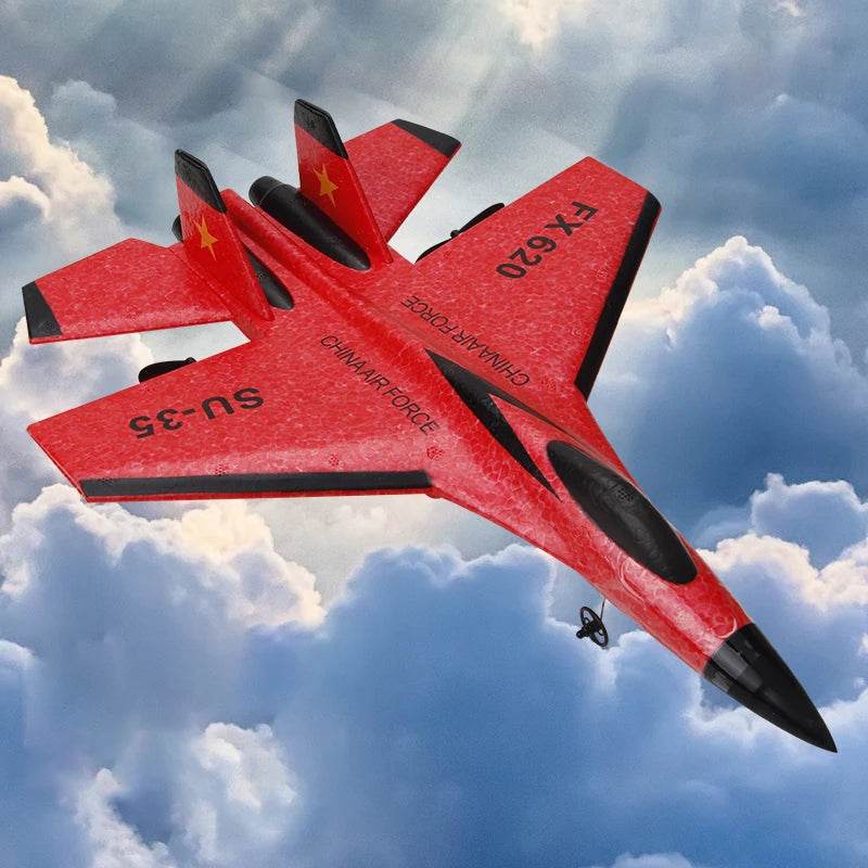 RC Foam Aircraft SU-35 Plane 2.4G Radio Control Glider Remote Control Fighter Plane Glider Airplane Foam Boys Toys for Children - AIAZ