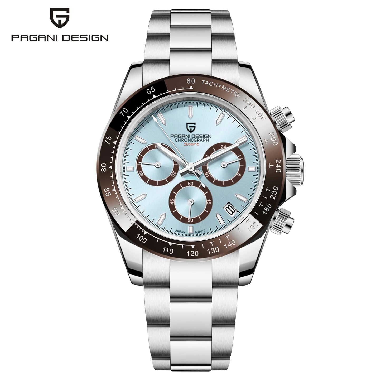 PAGANI DESIGN 2025 New Black Mens Watches Brand Luxury Quartz Watch For Men Chronograph Sports Waterproof Luminous Reloj Hombre