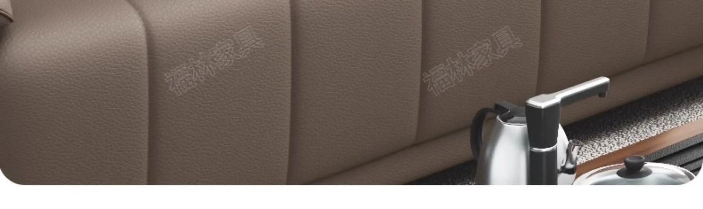 Office Sofa Coffee Table Combination Modern Simple Business Three-person Reception Negotiation Area a Full Pull-out Armchair