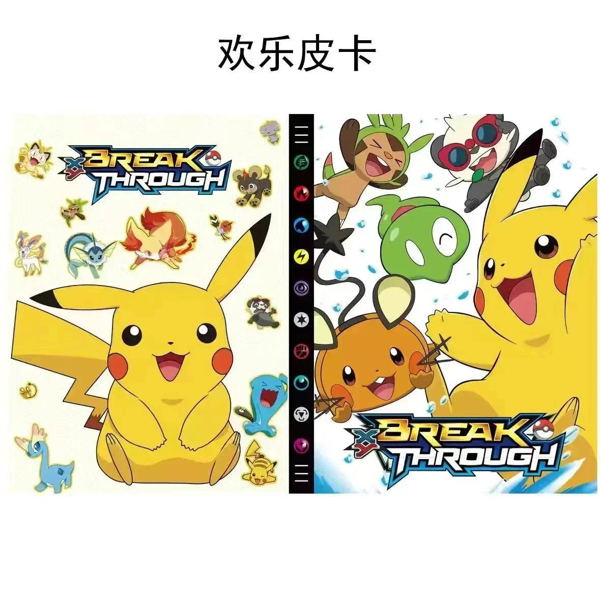 2025 New 9-Pocket Page 432Pcs Holder Album Toys Collections Pokemones Cards Album Book Top Loaded List Toys Gift for Children - AIAZ