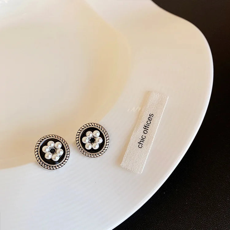 New High-end Atmosphere Decoration Shine Fashion Women Temperament Personality Exaggerated Earring Wedding Jewelry Birthday Gift