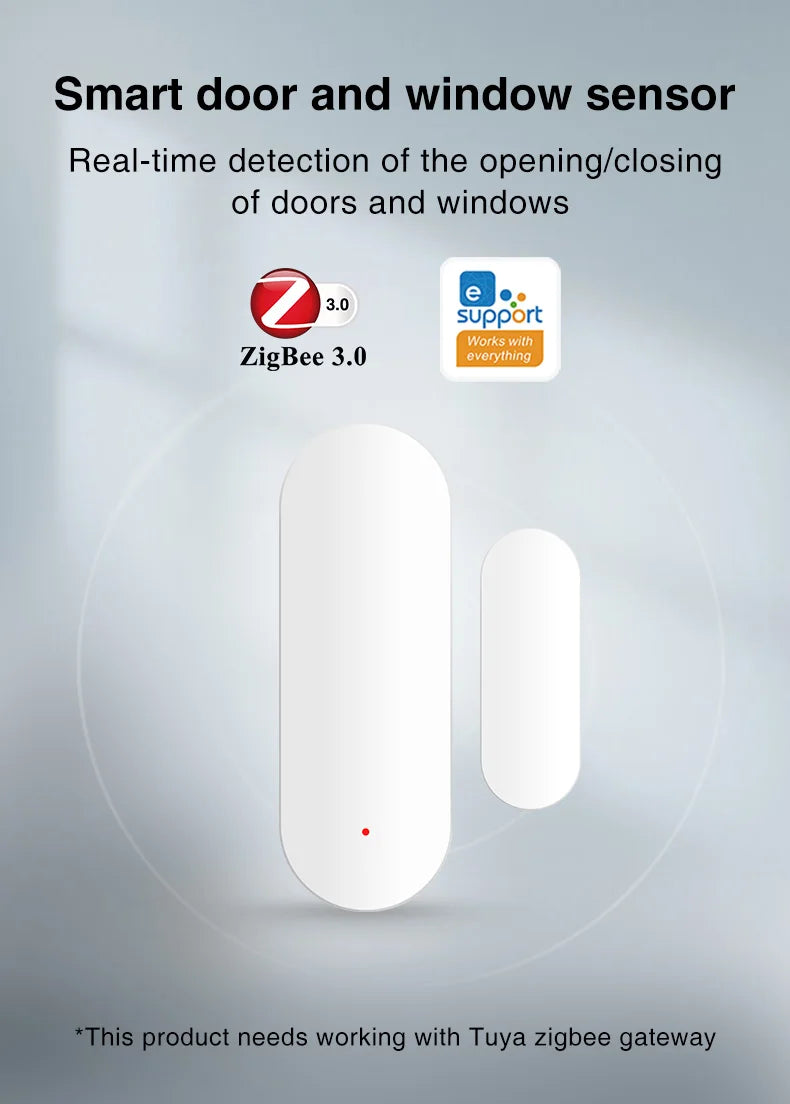 Zigbee Smart Door Window Sensor Open/Closed Detectors EWeLink App Control Security Alarm Work With Alexa Google Home