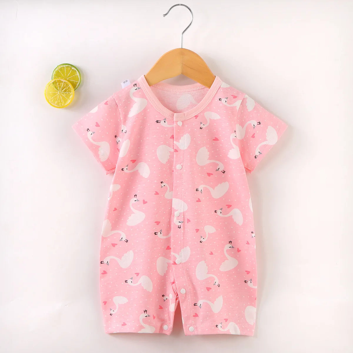 2025 New Baby Onesies Climbing Clothes Pure Cotton Summer Newborn Boys Girls Rompers Short-Sleeved Thin Harness Infant Clothes