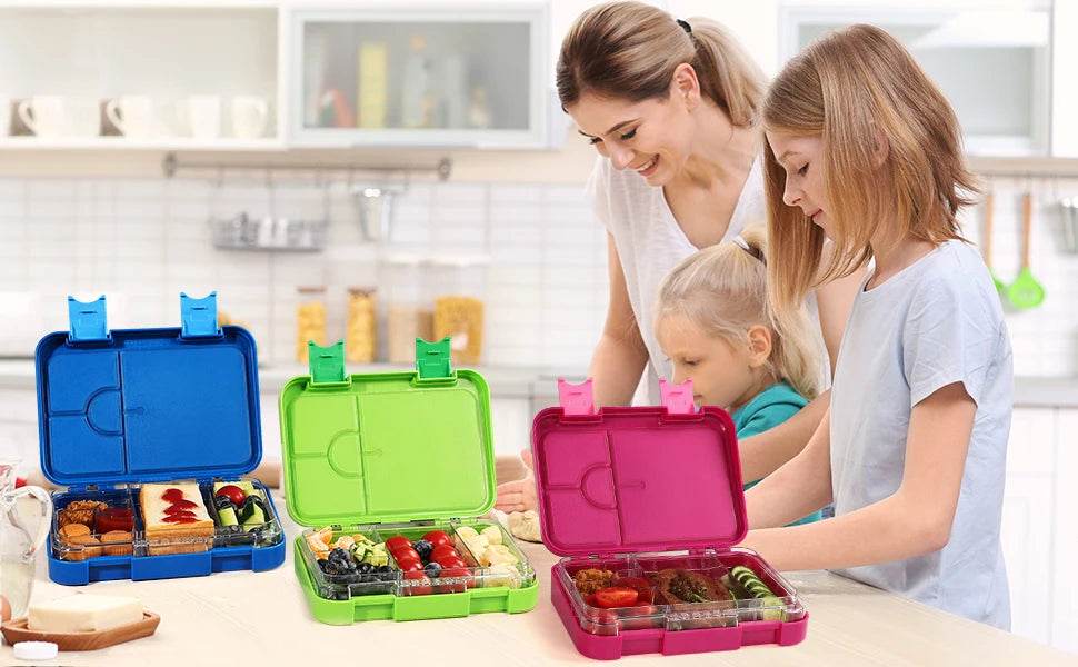 AOHEA Bento Lunch Box for Kids: BPA Free Kids Bento Box Toddler Lunch Box for Daycare or School - AIAZ