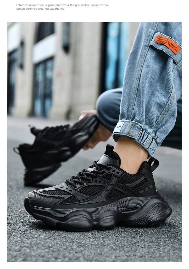 Men's Shoes Cool Platform Running Sneakers Men Fashion Good Large Size 48 Street Athletic Walking Sneakers For Men High Quality - AIAZ