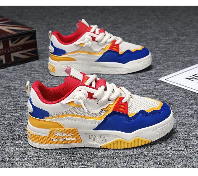 Men Shoes Platform Male Sneakers 2025 New Vulcanized Shoes for Men Casual Running Shoes Large Size 45 46 Hot Sapatos Masculinos - AIAZ