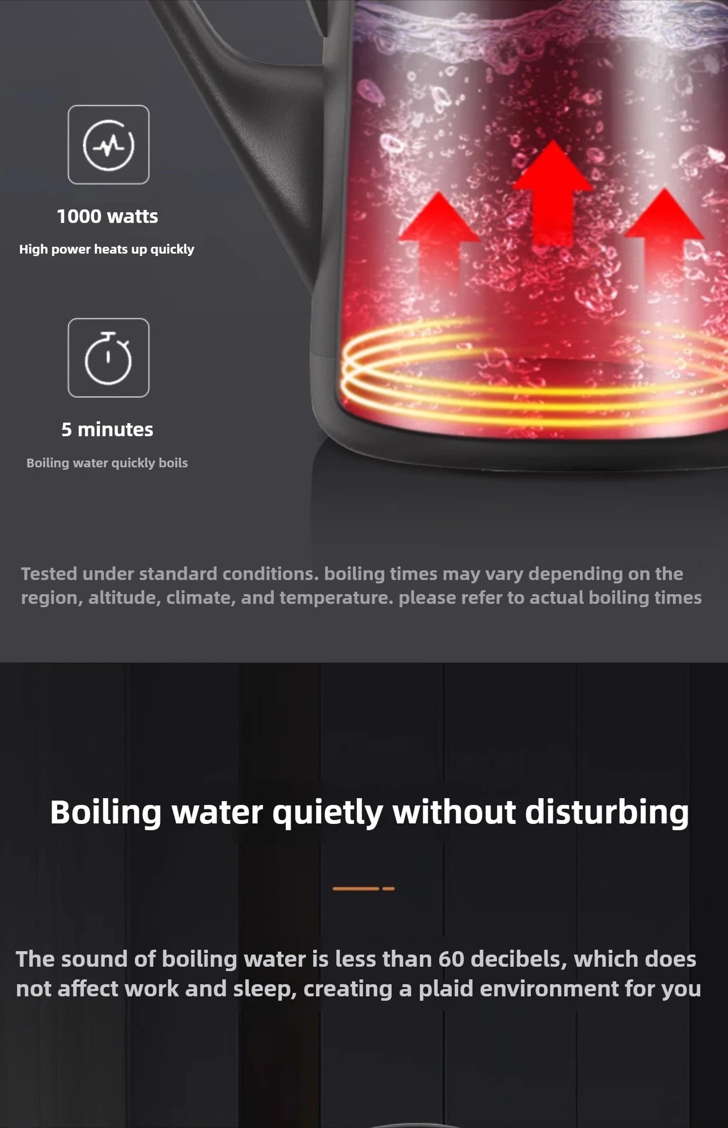 Electric kettle Household 316 stainless steel special kettle for brewing tea