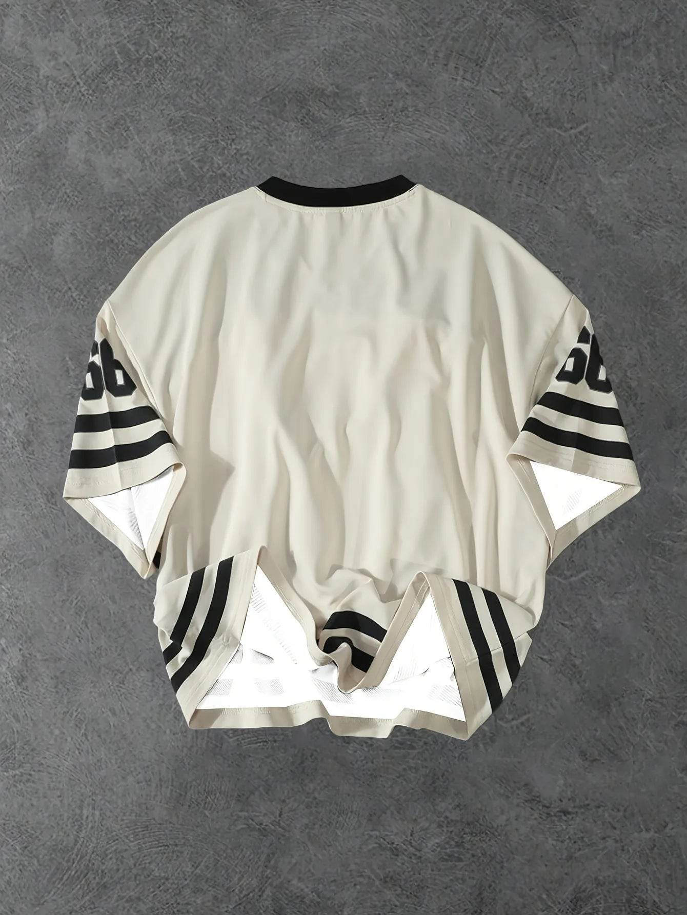 Men's Casual Crew Neck T-Shirt Chicago Alphabet Printed Pattern Polyester Pullover For Summer Daily Outdoor Street Wear Clothing - AIAZ