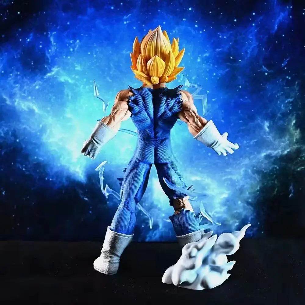 27cm Dragon Ball Self Destructing Vegeta Demonized Vegeta Action Figurin Model Pvc Statue Doll Statue Model Collection Toys Gift - AIAZ