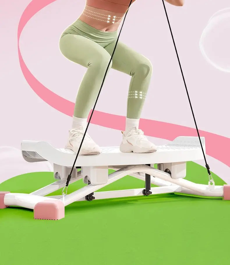 Mini Skateboard Stepper Pelvic Floor Muscle Home Fitness Ski Trainer Aerobic Swing