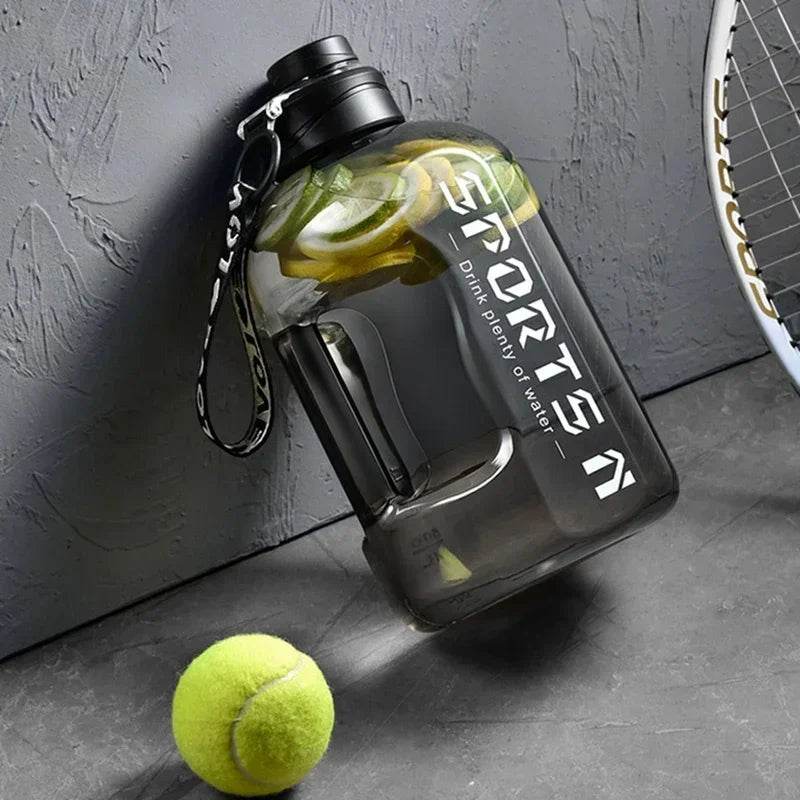 2L Water Bottle Sports Gym Water Kettle A large amount of refilling buckets in summer for Camping Travel BPA Free Drinking - AIAZ