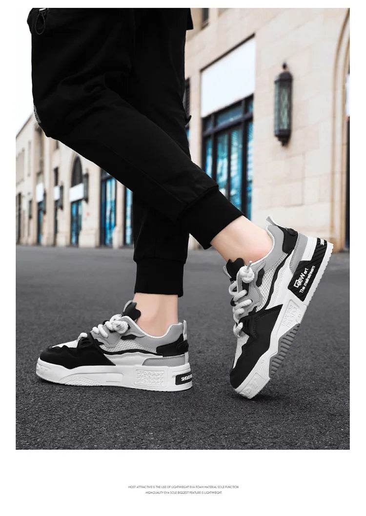 Men Shoes Platform Male Sneakers 2025 New Vulcanized Shoes for Men Casual Running Shoes Large Size 45 46 Hot Sapatos Masculinos - AIAZ