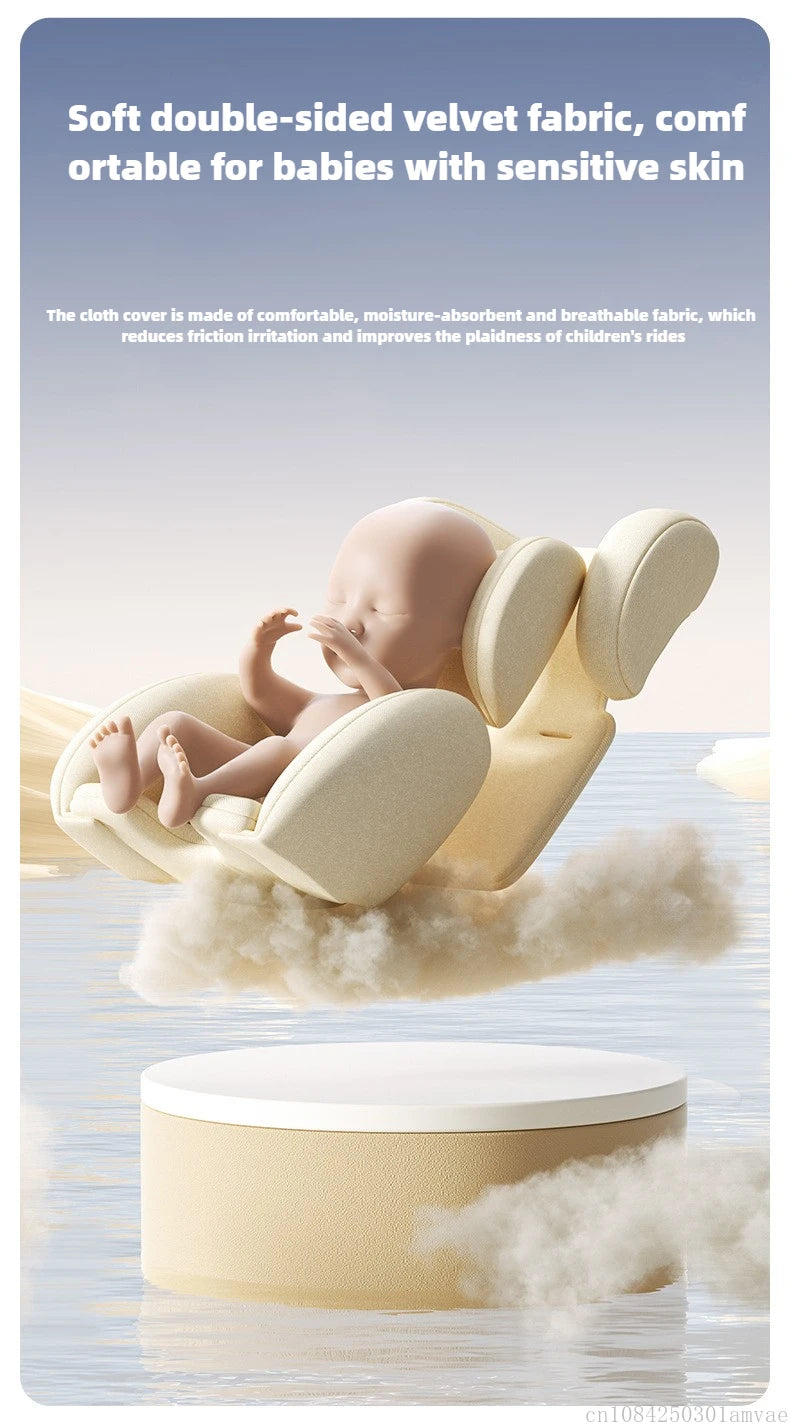 Universal 360° rotation Child Car Safety Seats baby car seat sit chair for 0-12 years old ISOFIX steel interface for newborn