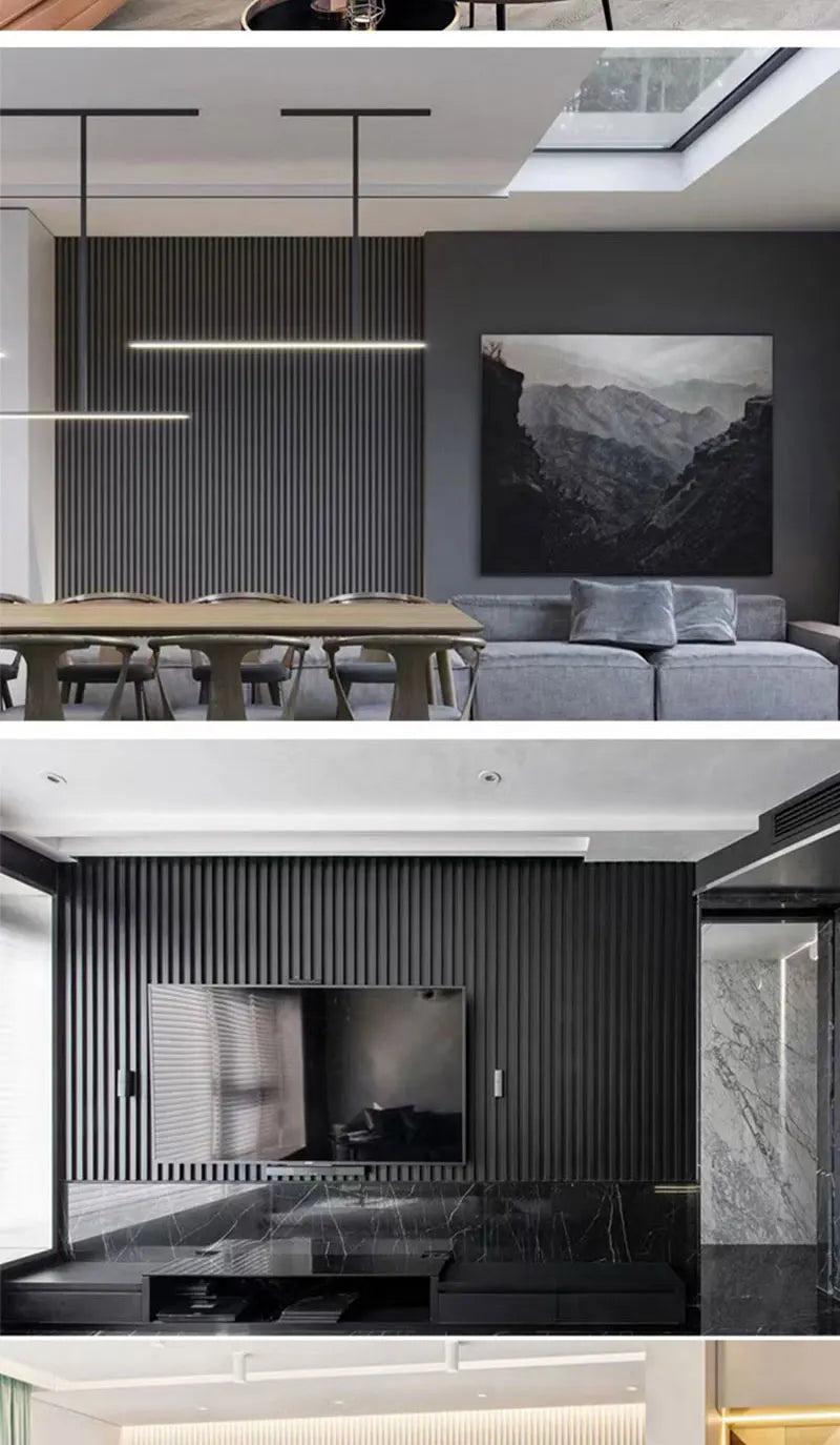 PVC grate wallboard WPC Great Wall board for interior decoration sold by the manufacturer