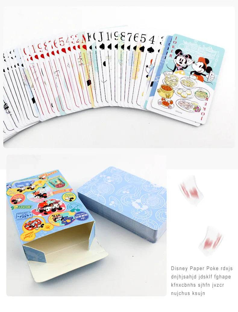 Disney Stitch Poker Lots-o'-Huggin' Bear Playing Cards Playing Cards Poker Indoor Family Entertainment Board Games - AIAZ