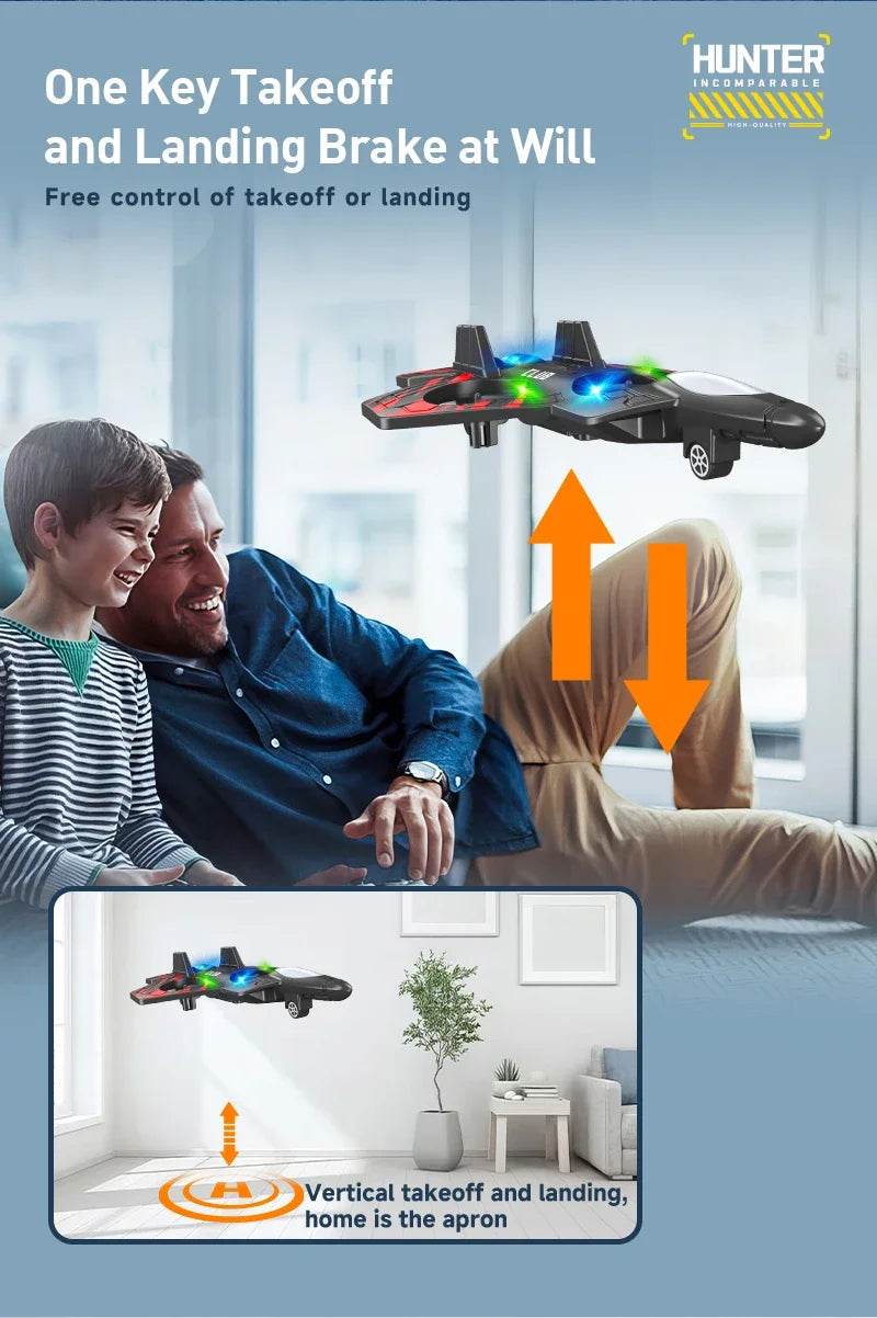 RC Aircraft EPP Foam Stunt Glider Electric Fighter Remote Control Airplane Fall Resistant Plane Toys for Boys Kids CZ01 CZ63 - AIAZ