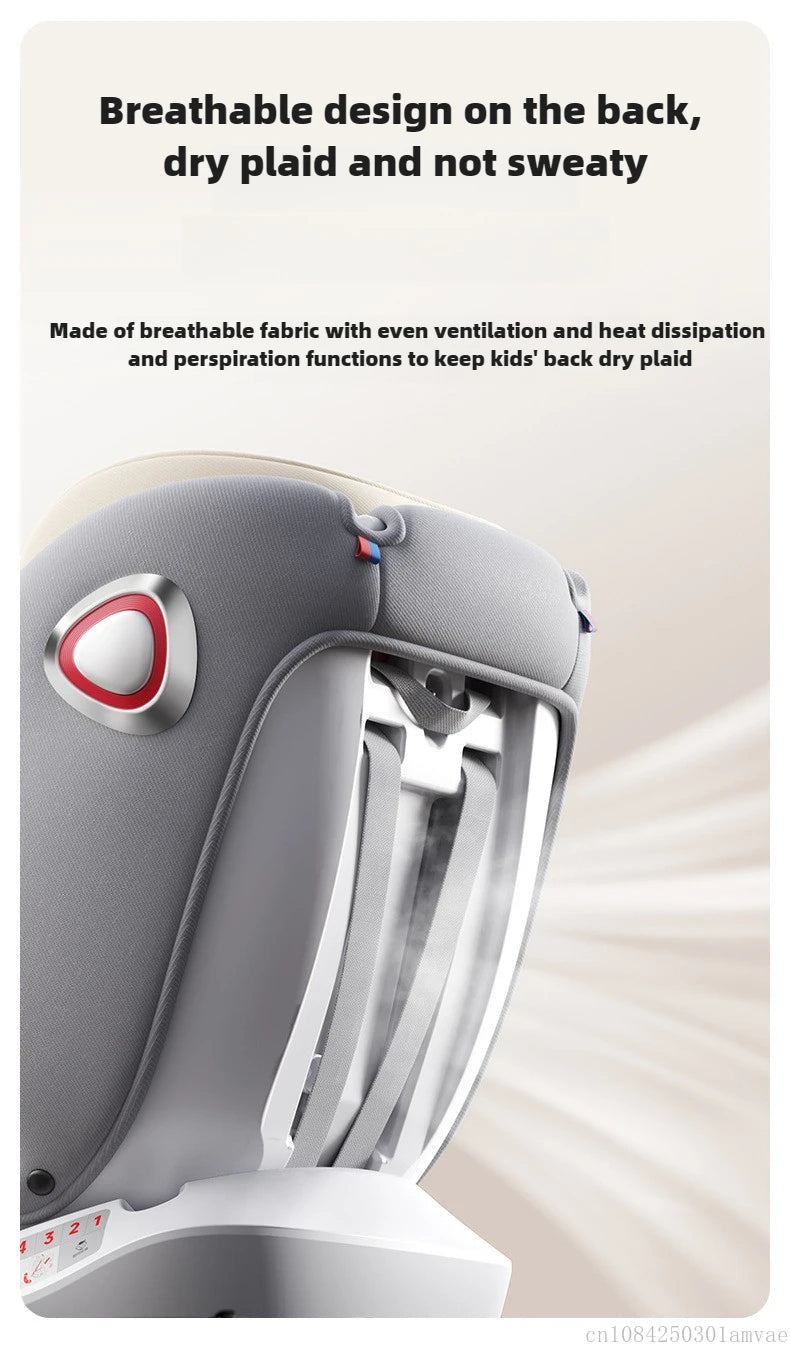 Universal 360° rotation Child Car Safety Seats baby car seat sit chair for 0-12 years old ISOFIX steel interface for newborn