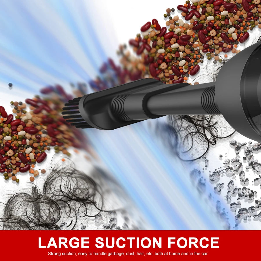 Handheld Portable Dualuse Wireless Vacuum Cleaner Household Car Mounted High-power 3500pa Suction Multifunctional Vacuum Cleaner