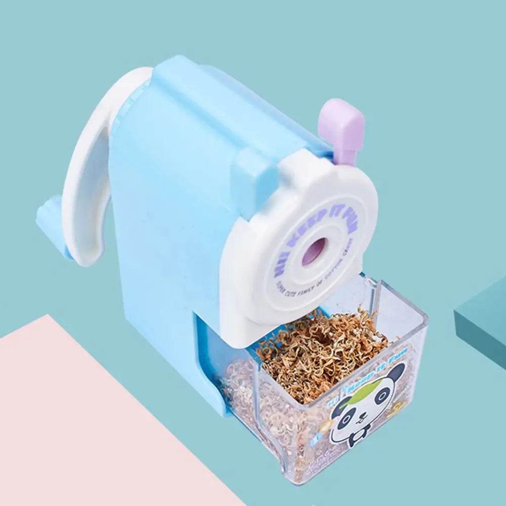 School Supplies Cartoon Animal Gift Pencil Sharpener Anti Sticking Lead Automatically Enters Lead Hand-cranked Mechanical Tool - AIAZ