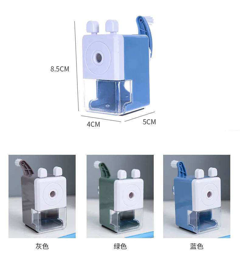 Students Use Back to School Supplies Stationery Bar Pencil Sharpener Simple and Portable Useful Kawaii Sharpeners Pencils Office - AIAZ