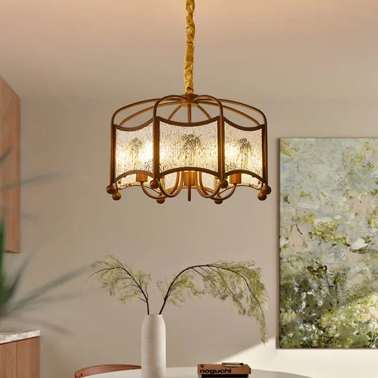 TEMOU Contemporary Restaurant Pendant Lamp French Retro Bedroom Study Villa Hotel Rooms Bar Counter Cafe  Aisle Light
