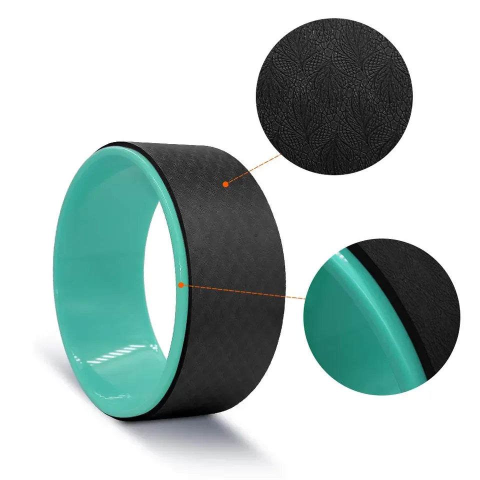 Hot Sell Fitness Gym Eco Cork Roller Yoga Wheel Set of 3 for Back Pain Relief