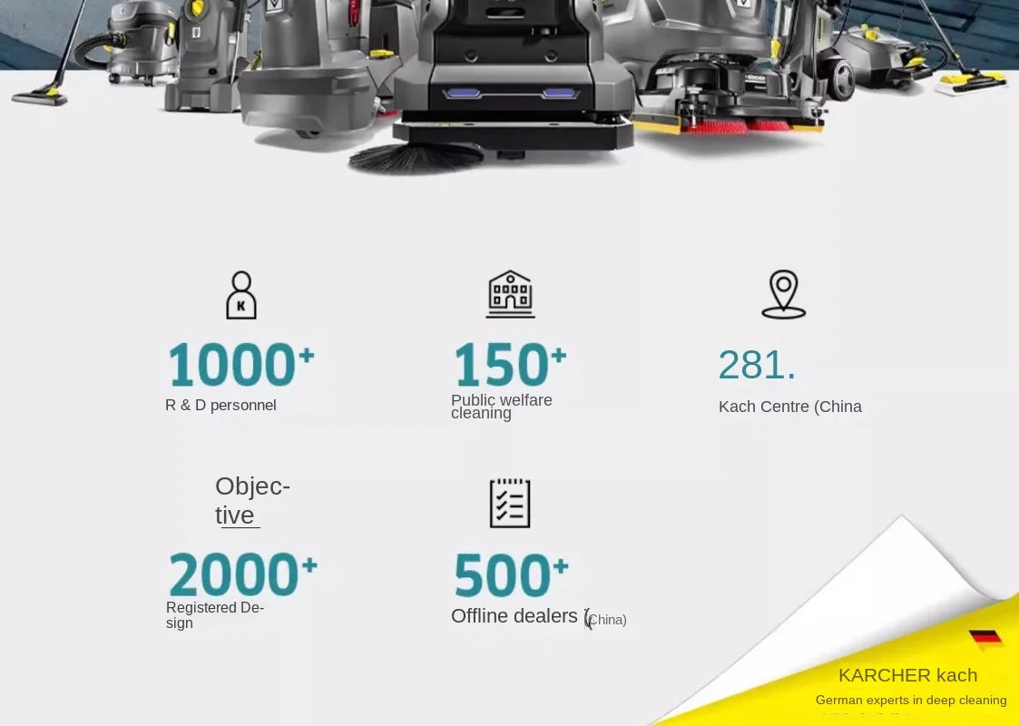 Germany karcher karcher household and commercial vacuum cleaner, bucket type wet and dry metal dust bucket NT20/1