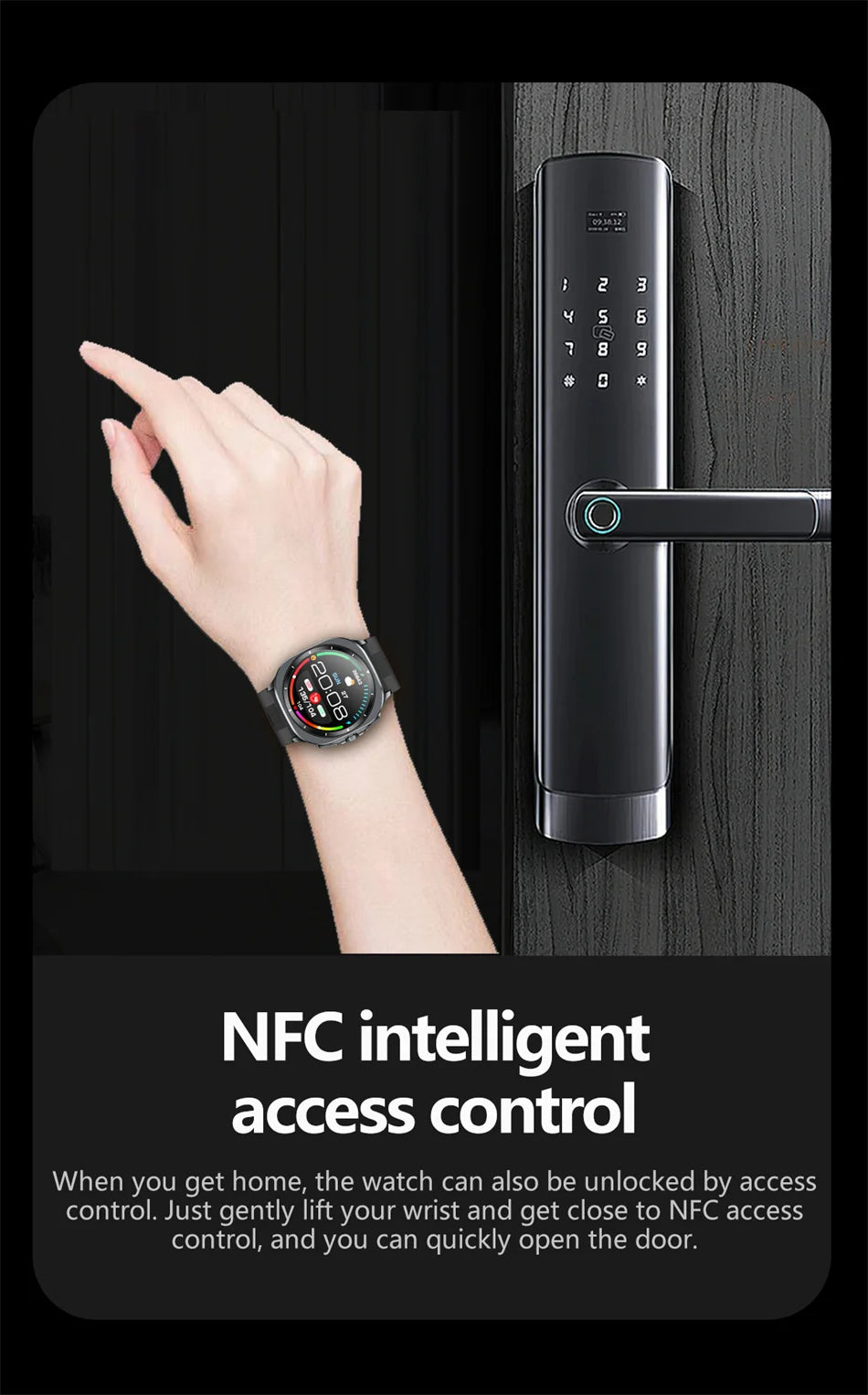 2025 New Health Nursing Accurate Measure Blood pressure Smart Watch With Air pump airbag Blood lipids Uric acid Smartwatch Men