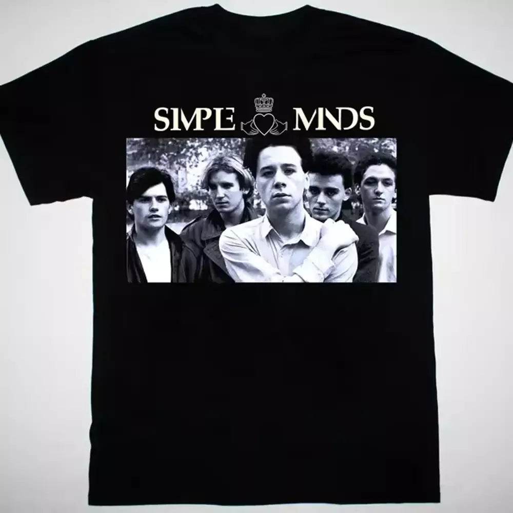 Men T-Shirt HOT NEW Simple Minds Tour 2025 BLACK T-shirt Unisex Oversize T-shirst Fashion Brand Summer Casual Daily Tee - AIAZ