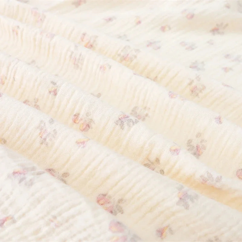 Baby Cotton Muslin Swaddle Blanket Floral/Animal Print Stroller Blanket Infant Diaper Newborn Receiving Blanket